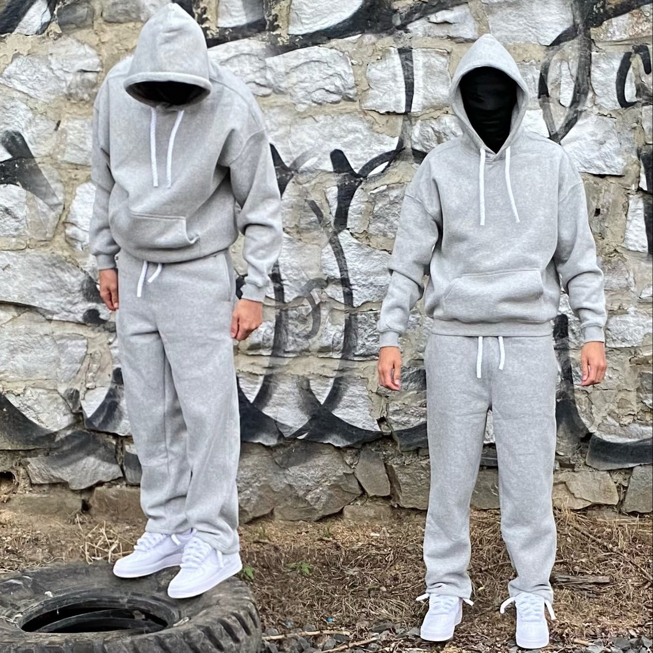 Grey Sweatpants Ropes