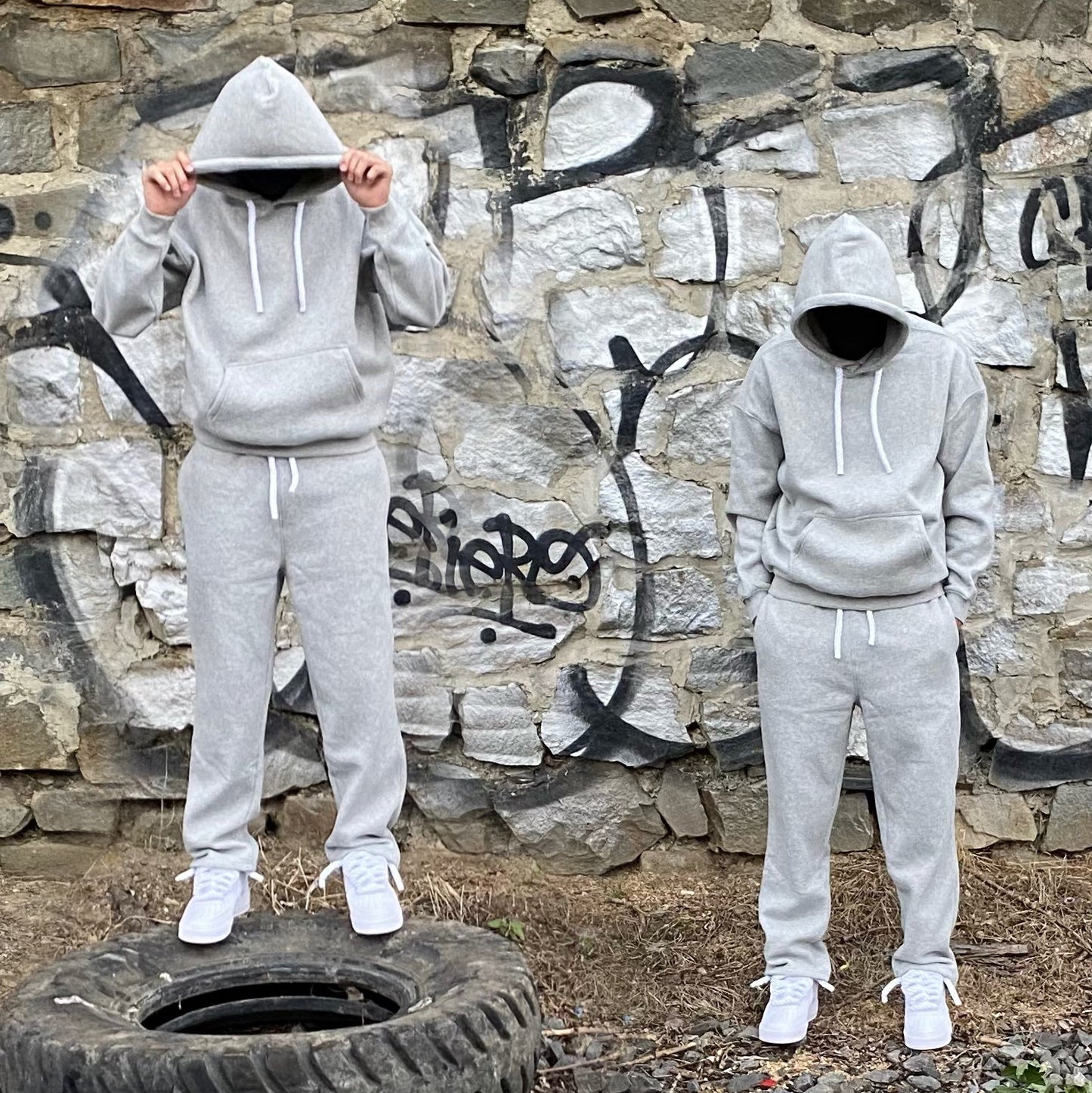 Grey Hoodie Ropes