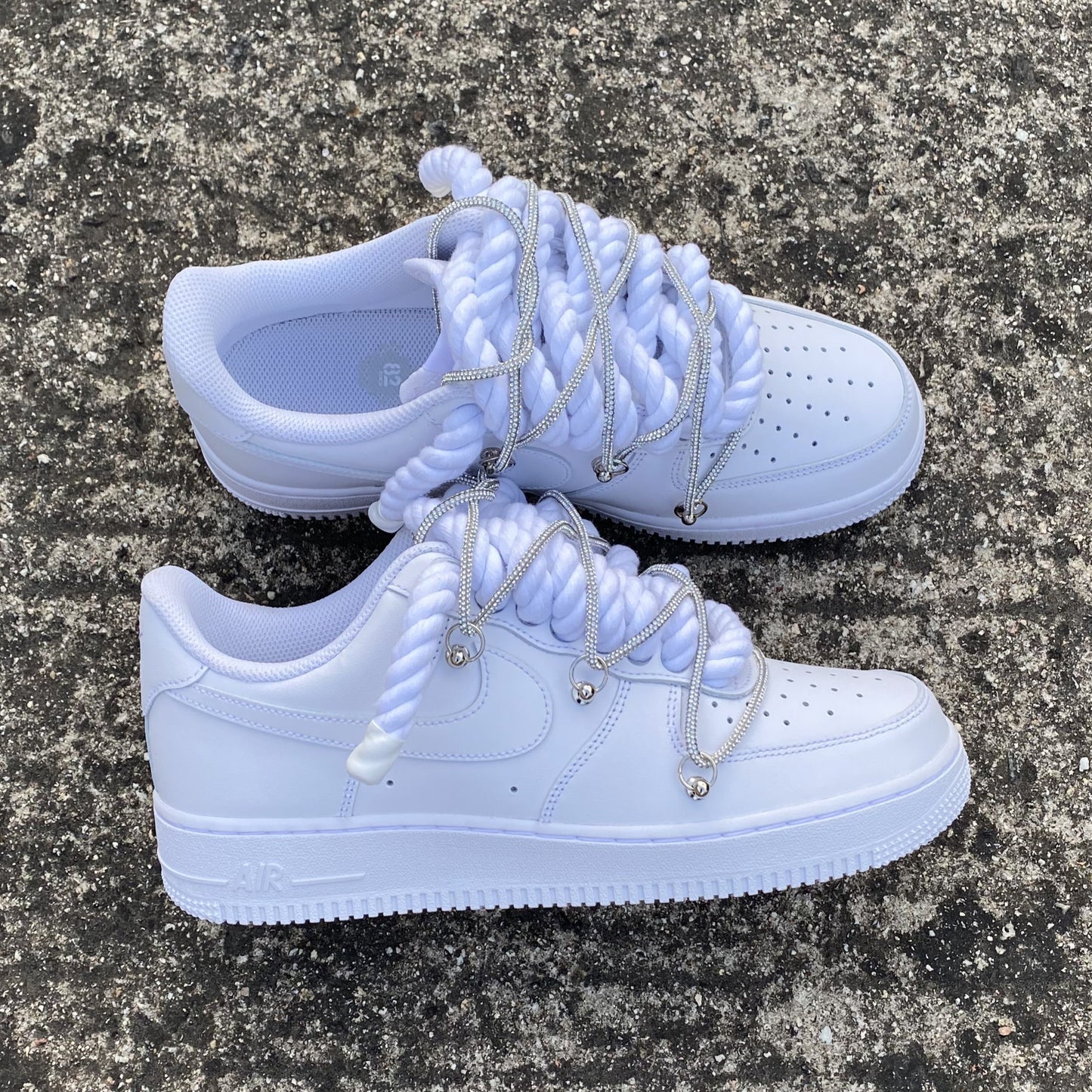 AF1 RHINESTONE OVERLACED