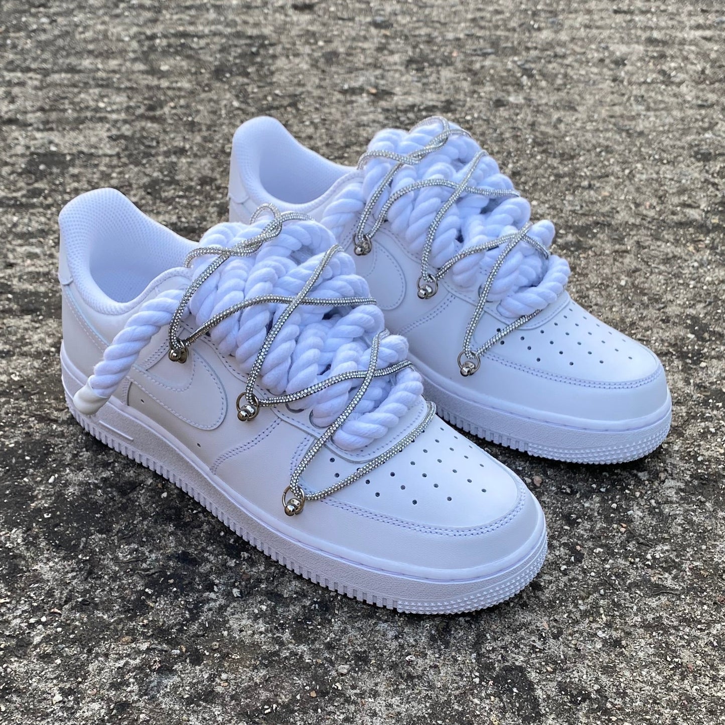 AF1 RHINESTONE OVERLACED