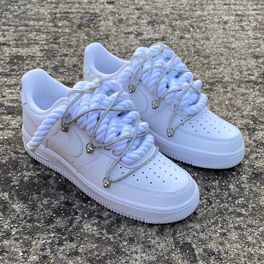 AF1 RHINESTONE OVERLACED