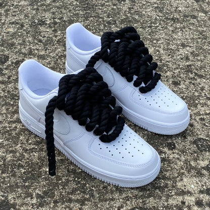 AF1 BLACK ROPES