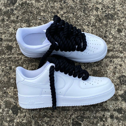 AF1 BLACK ROPES