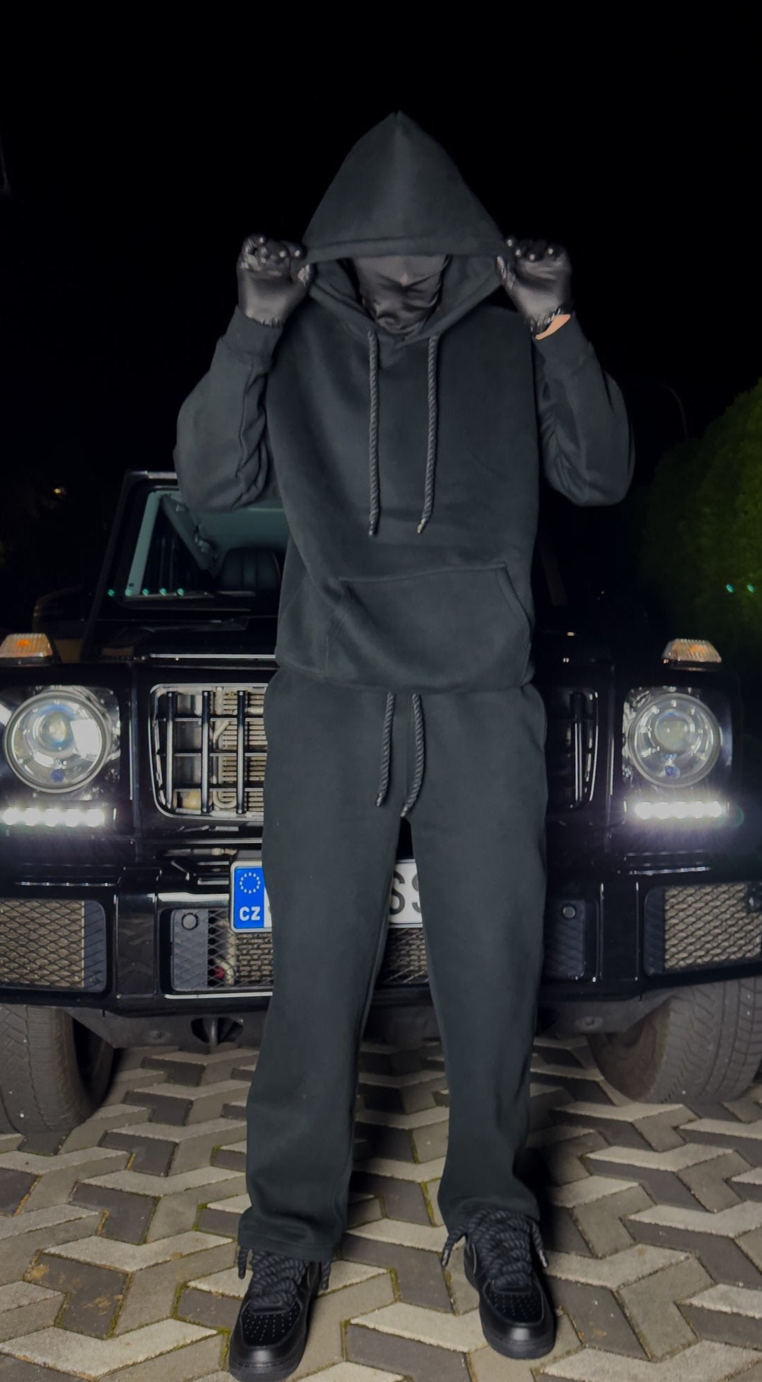 Gray Hoodie Ropes